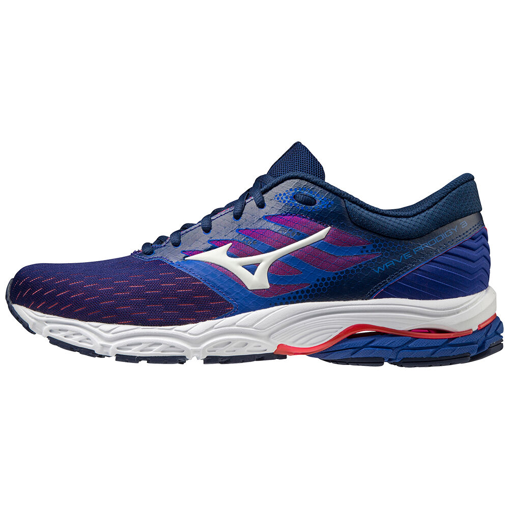 Zapatillas Running Mizuno Wave Prodigy 3 Hombre Azules/Blancas Comprar VSJW-14608